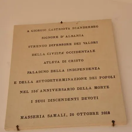 Masseria Samali Villa *